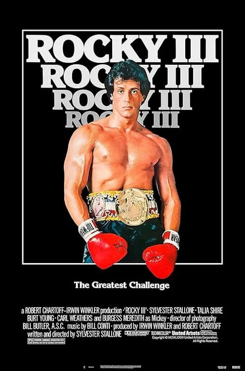 Rocky III film posteri